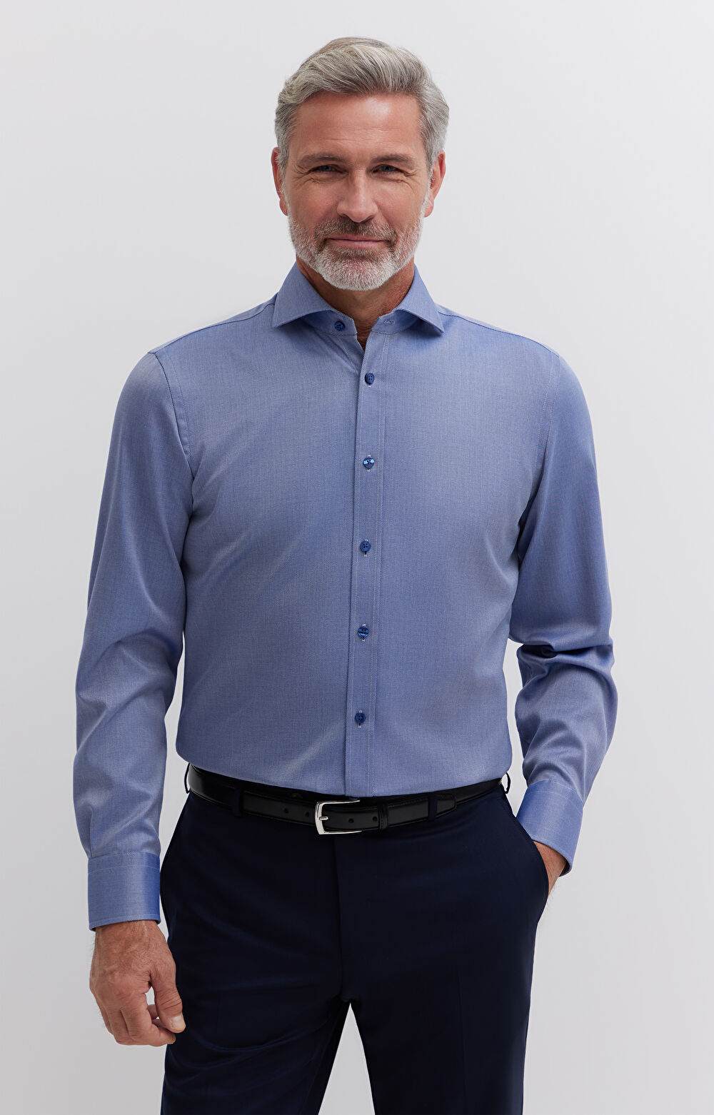 Elegancka koszula ze strukturą - 4