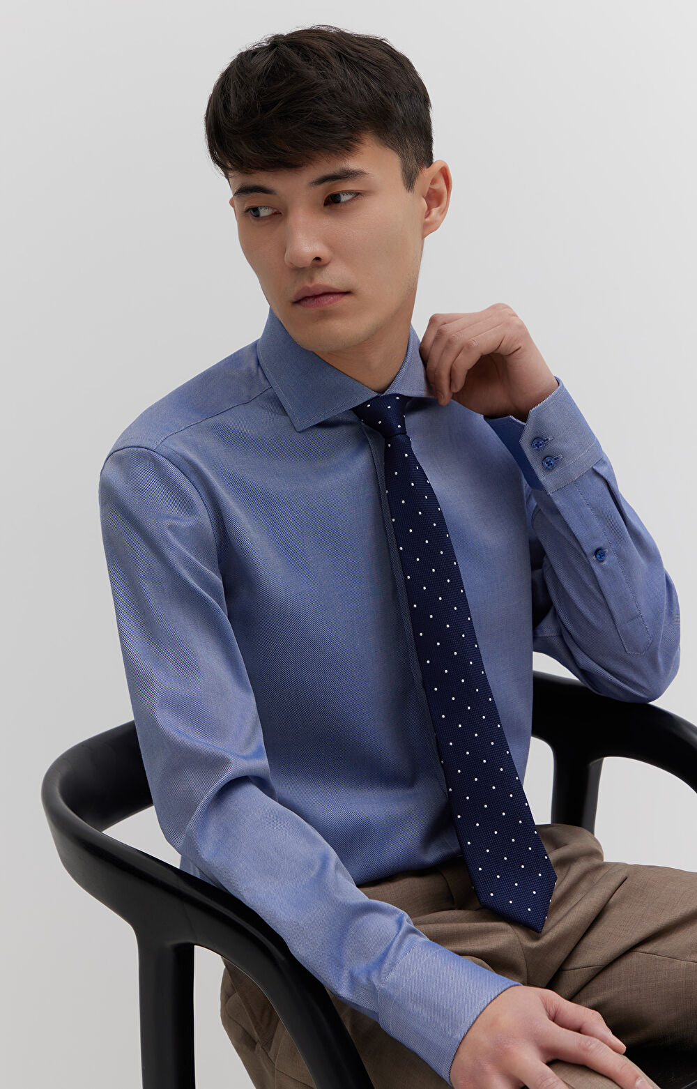 Elegancka koszula ze strukturą - 8