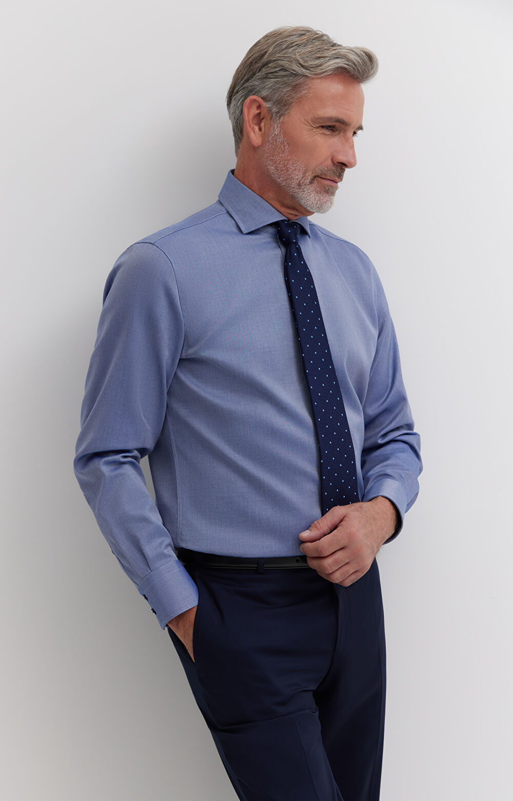 Elegancka koszula ze strukturą - 6