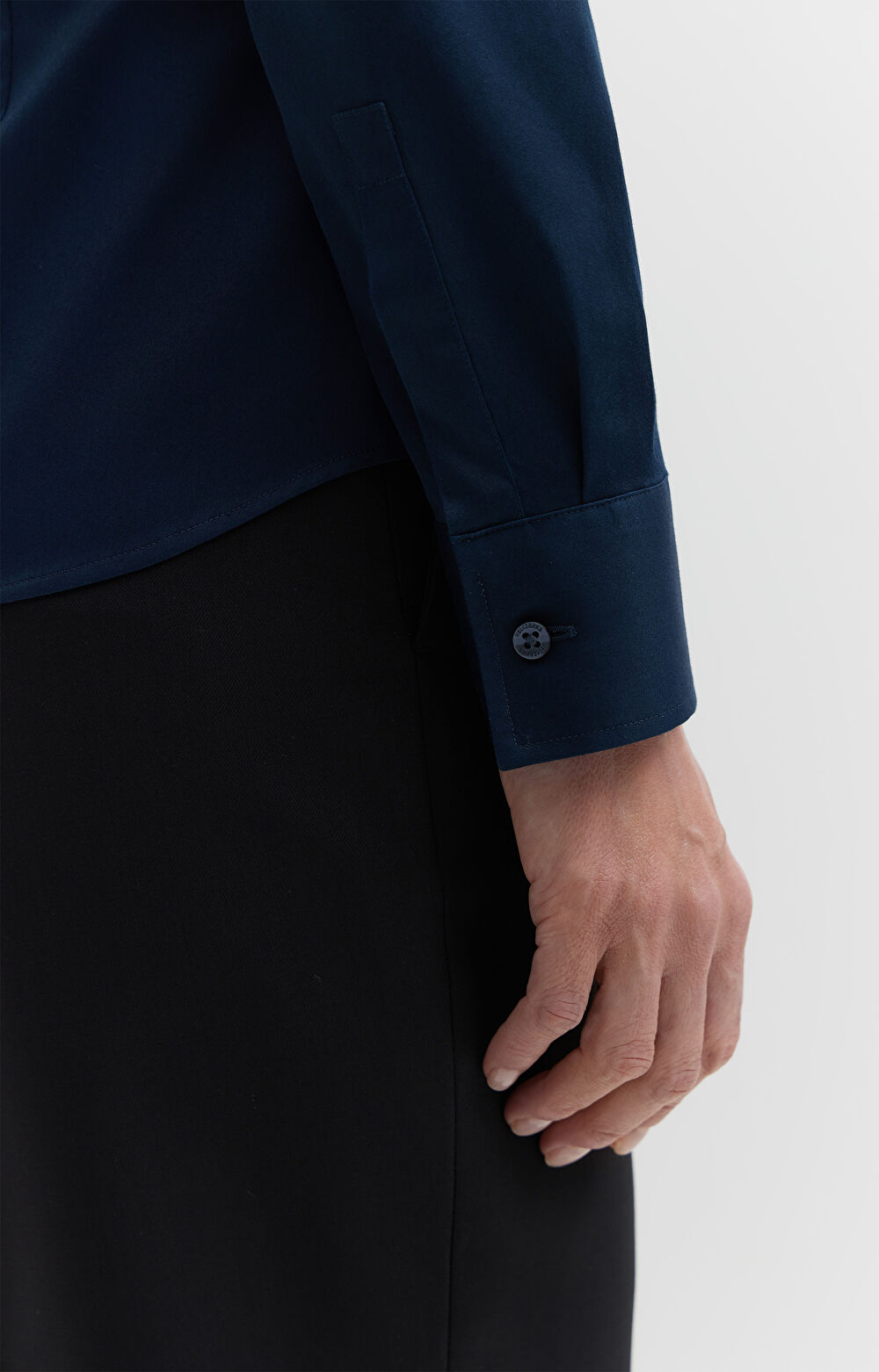 Koszula z satynowej bawełny - 4