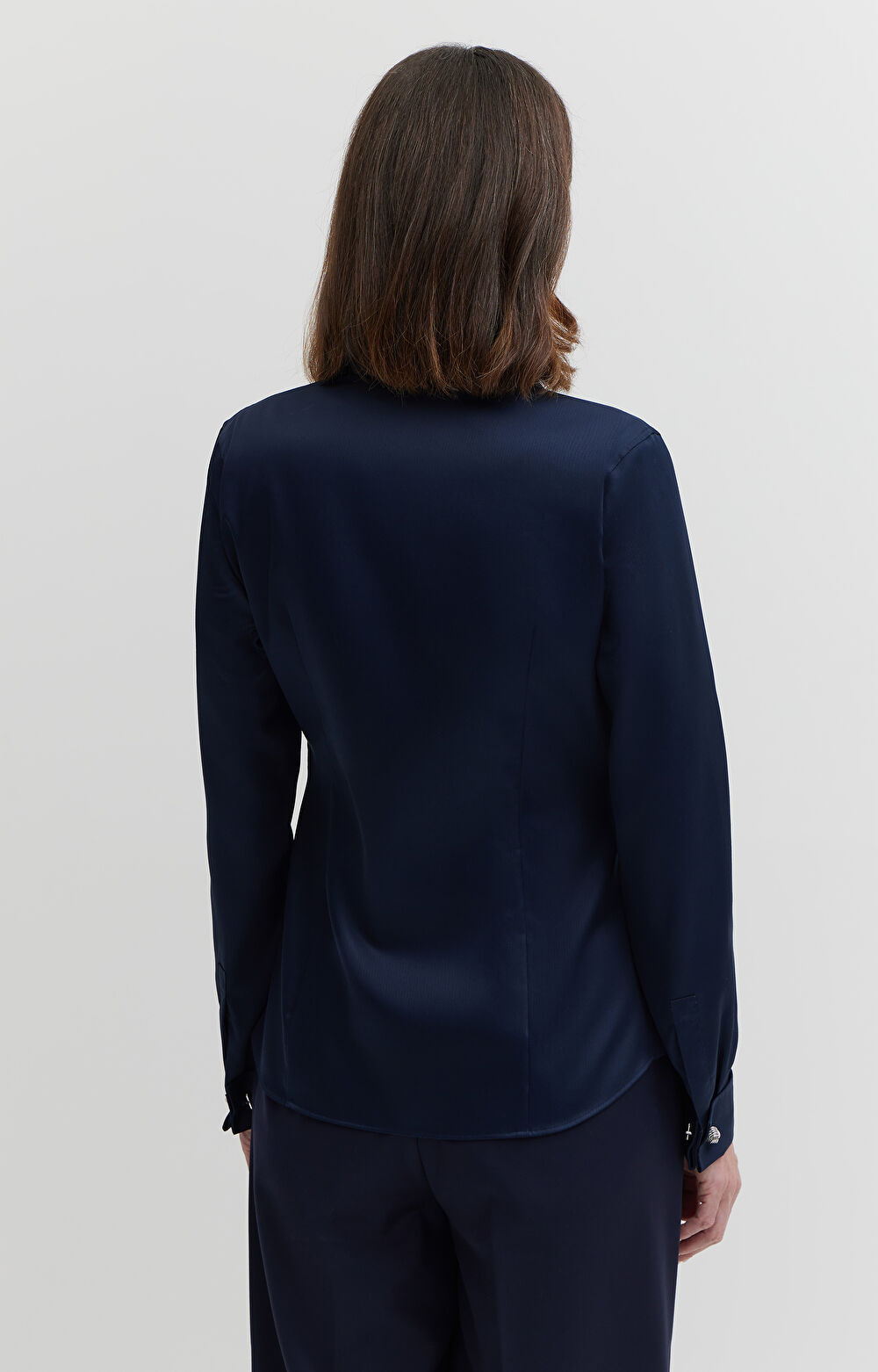 Koszula w prążki na spinki - 4