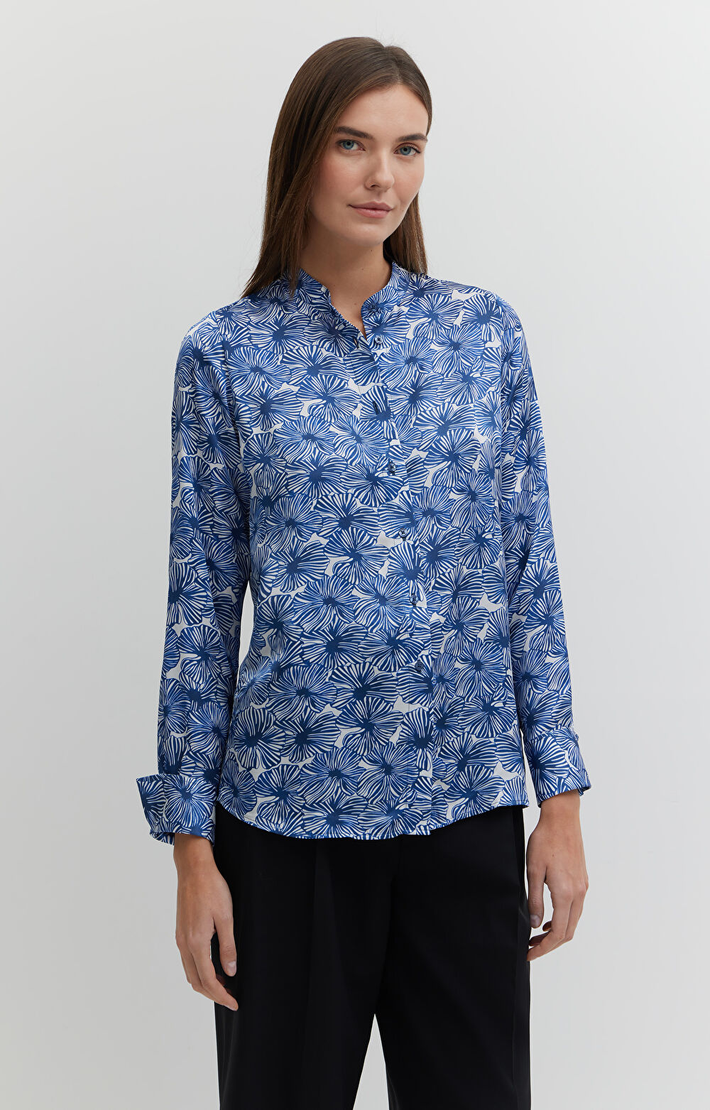 Koszula z wiskozy z wiązaniem - 3