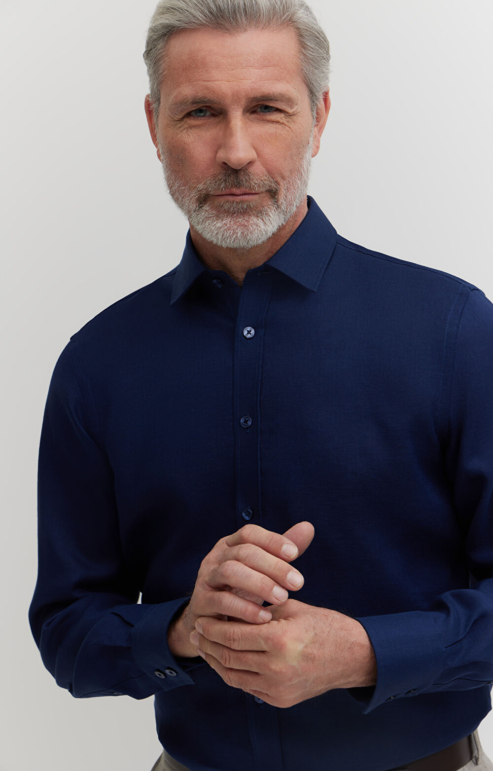 Lniana koszula formalna - 6