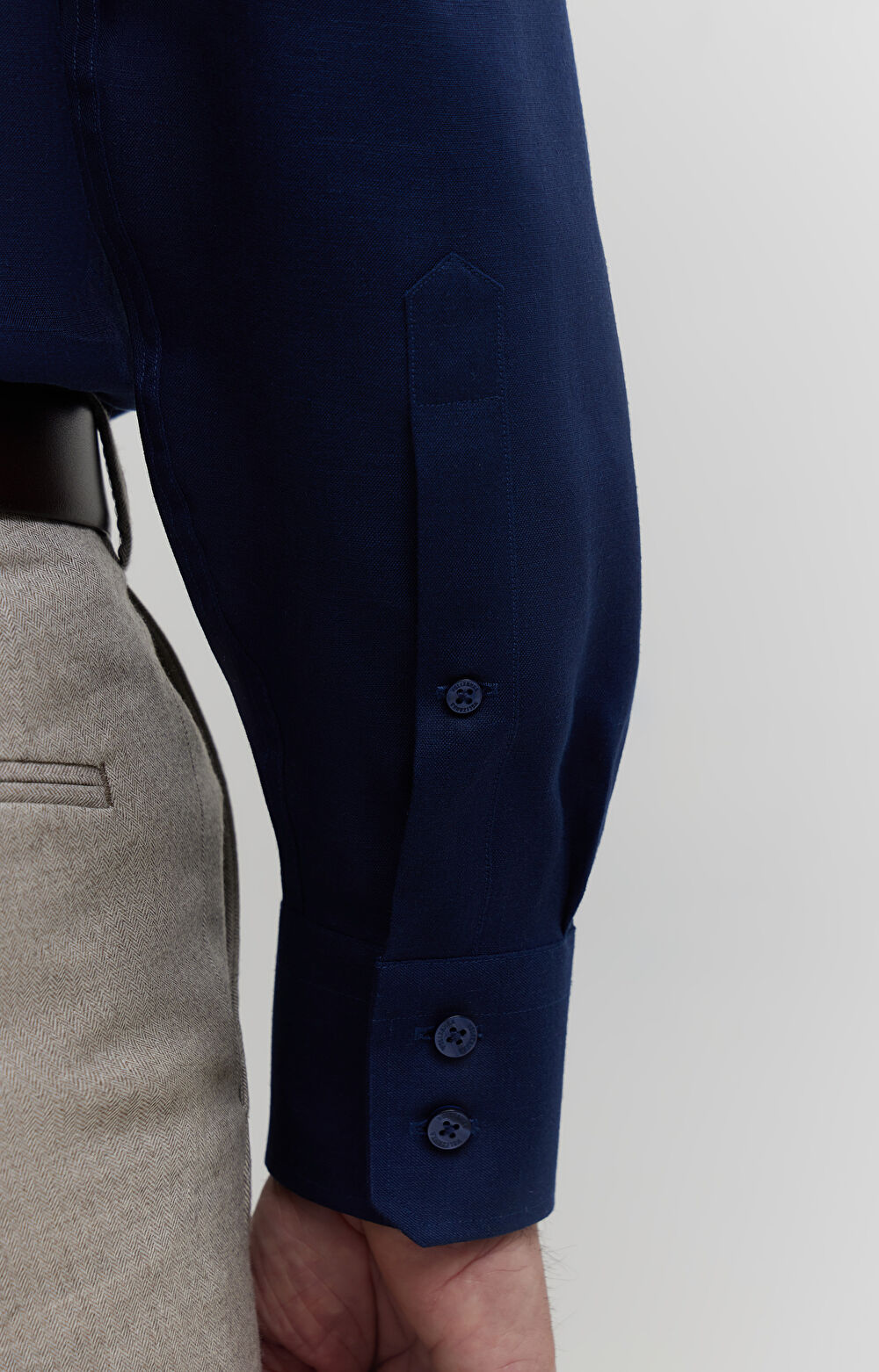 Lniana koszula formalna - 5