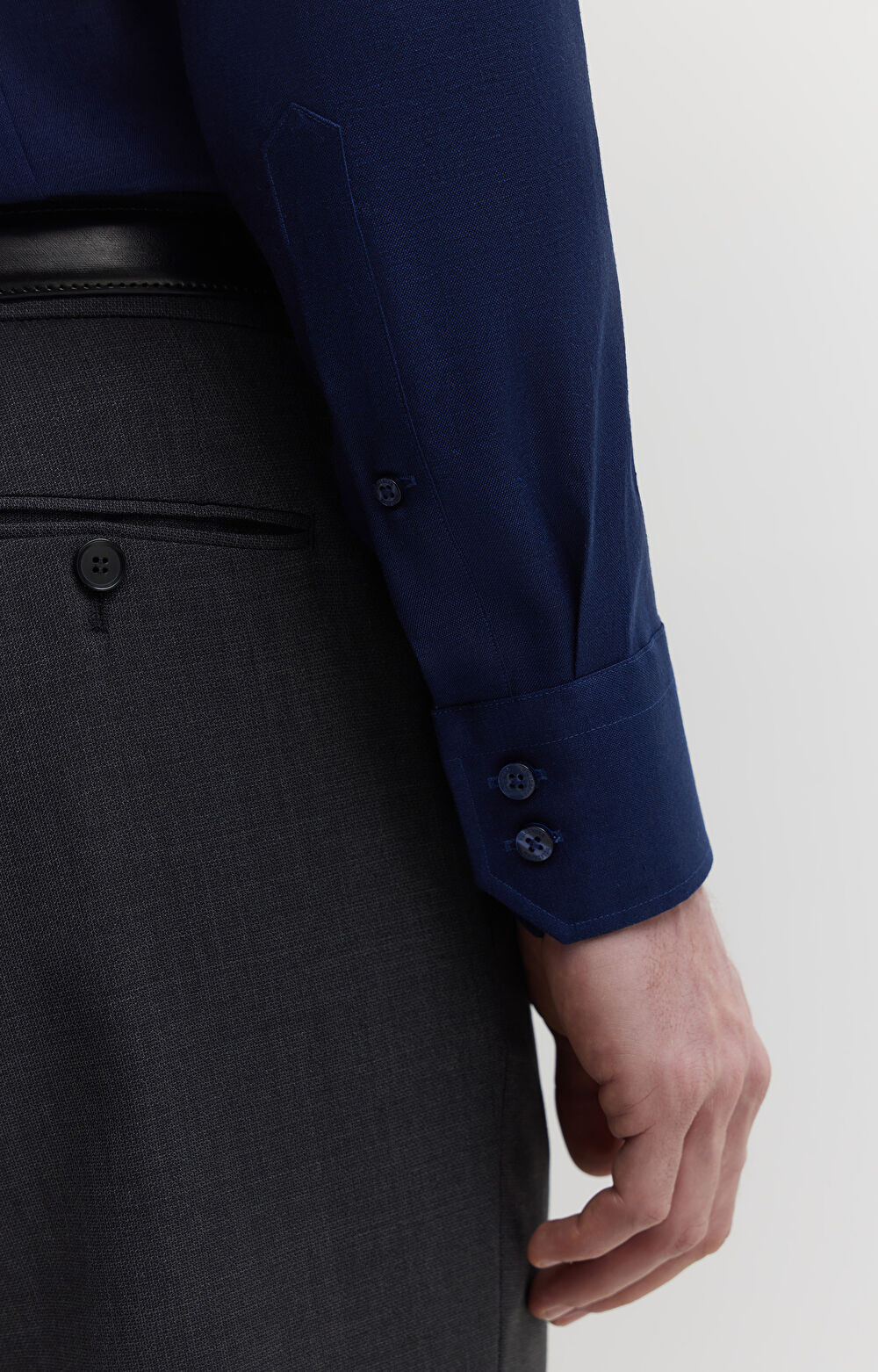 Lniana koszula formalna - 5