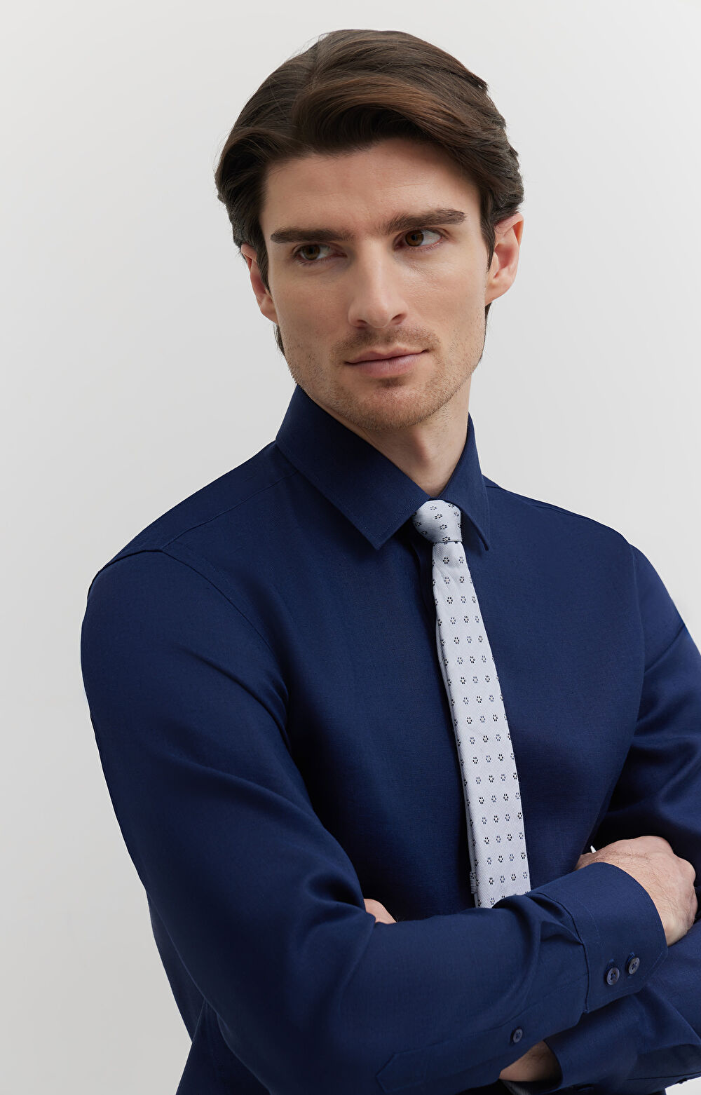 Lniana koszula formalna - 8