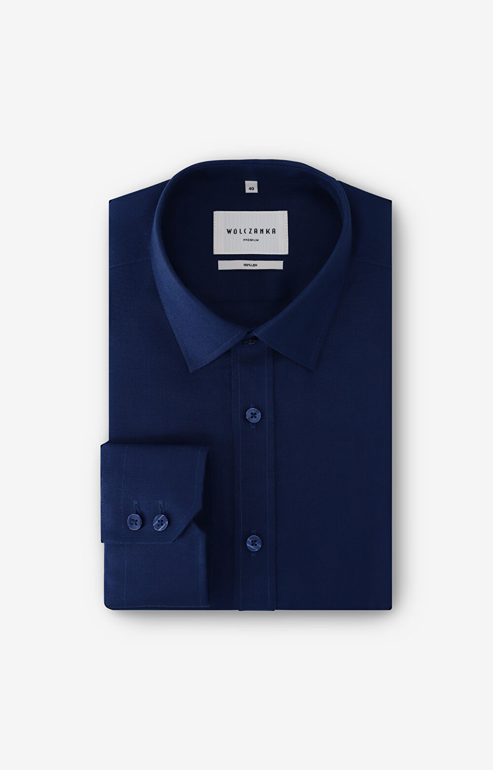 Lniana koszula formalna