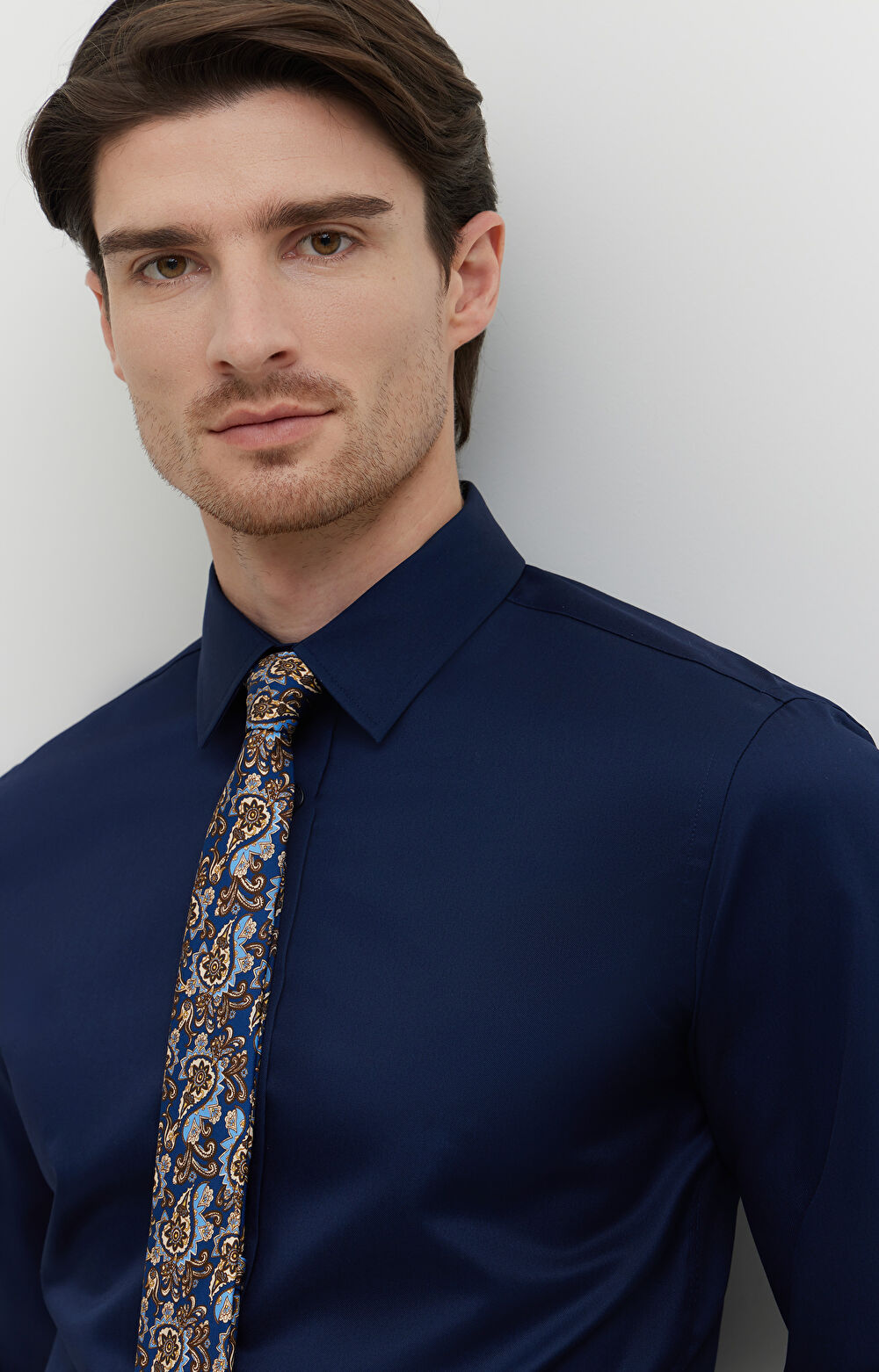 Koszula w diagonalny wzór - 7