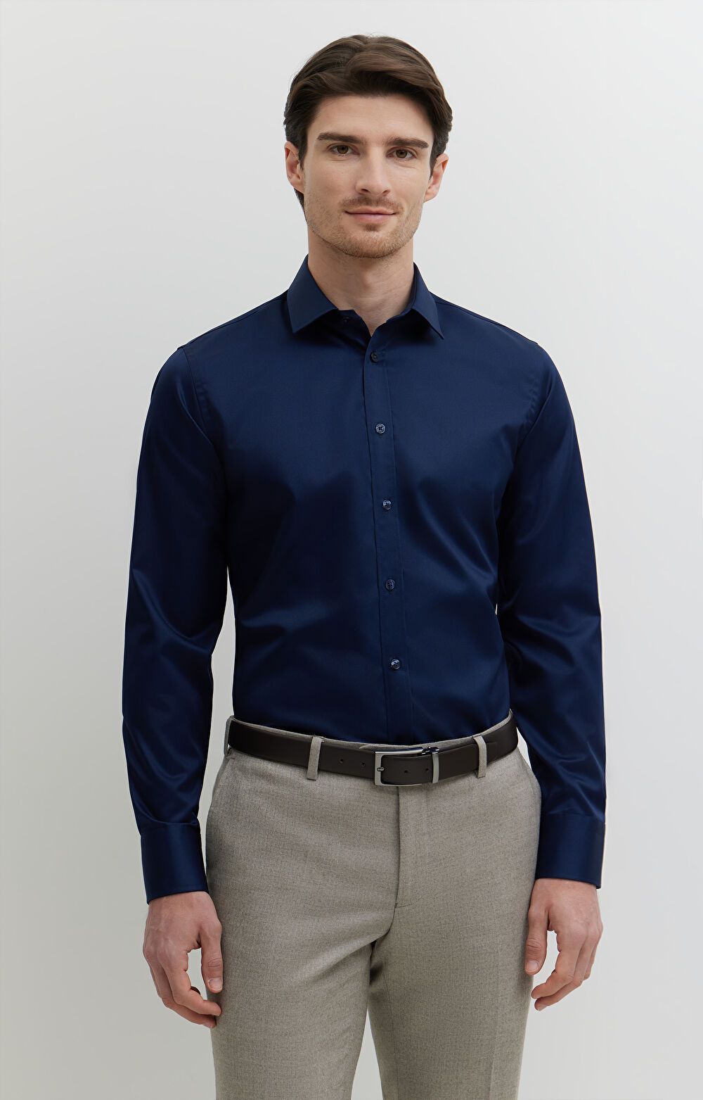 Koszula w diagonalny wzór - 4