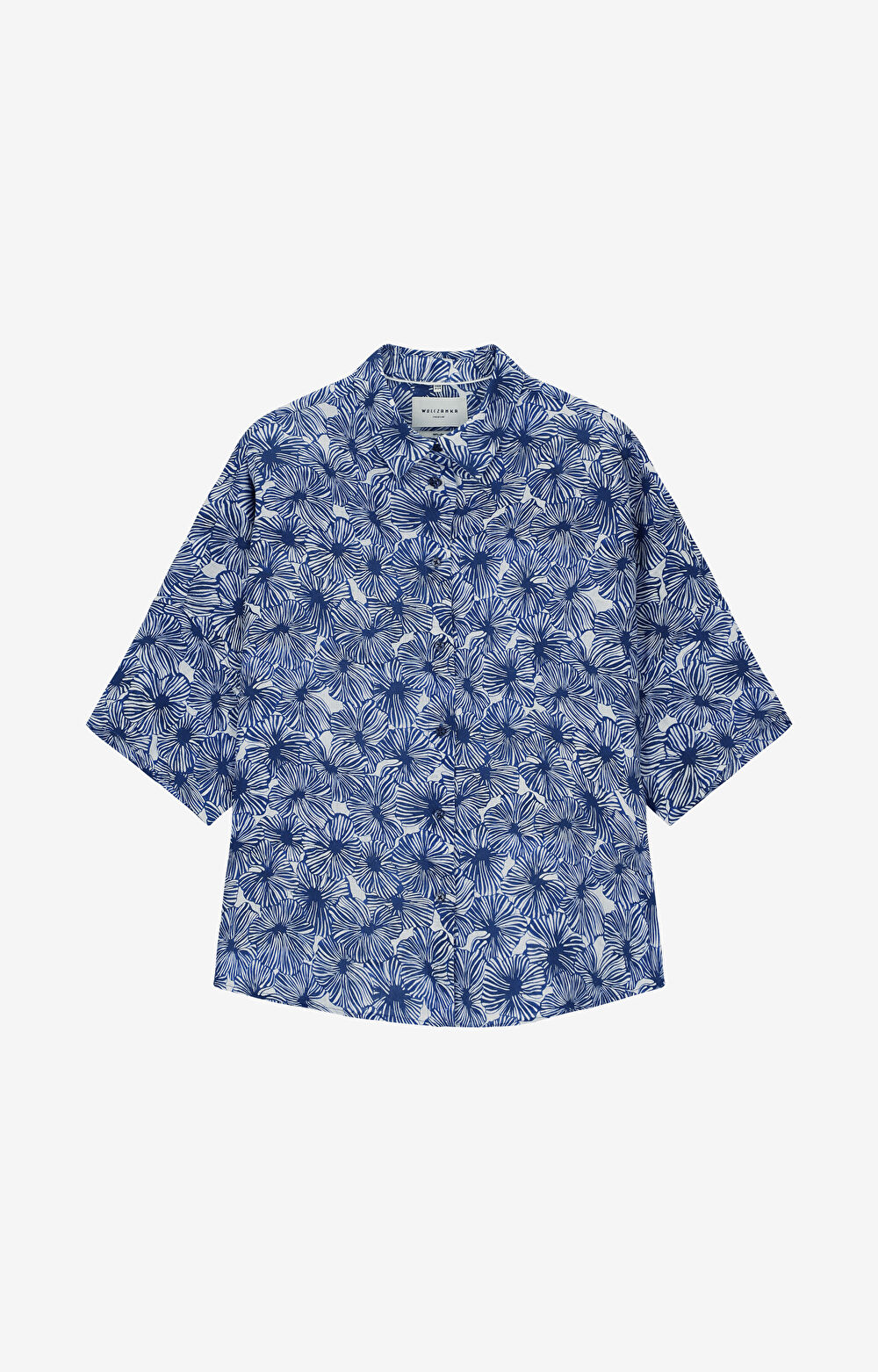 Lniana koszula z krótkim rękawem - 2