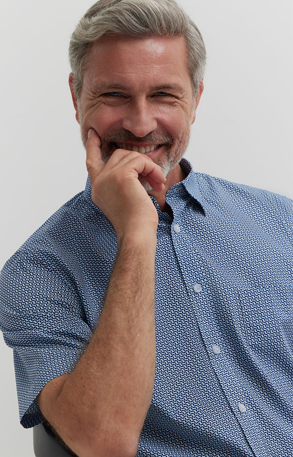 Koszula w geometryczny wzór - 7