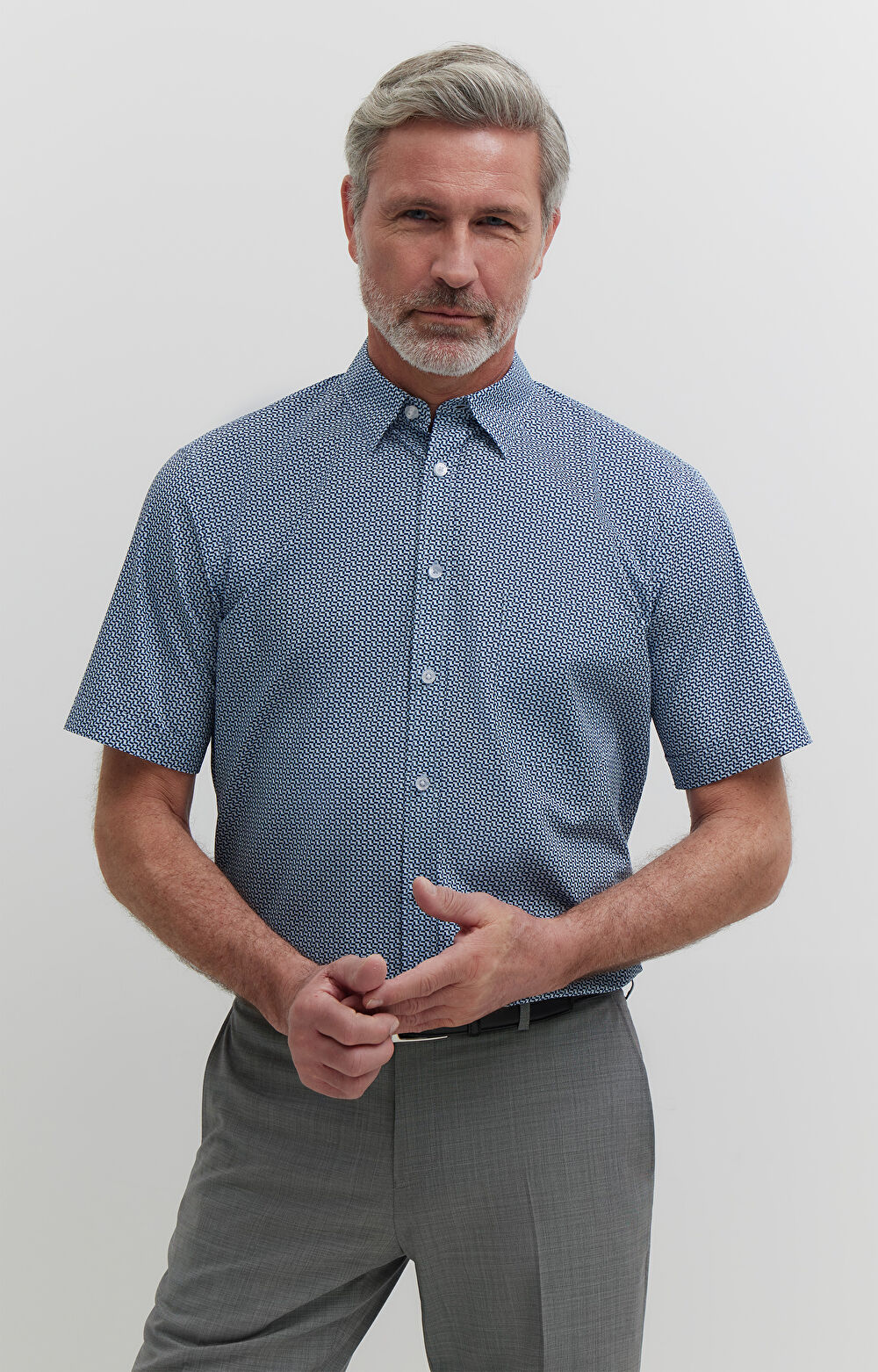 Koszula w geometryczny wzór - 4