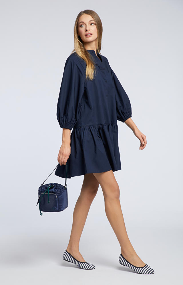 Granatowa torebka - 2