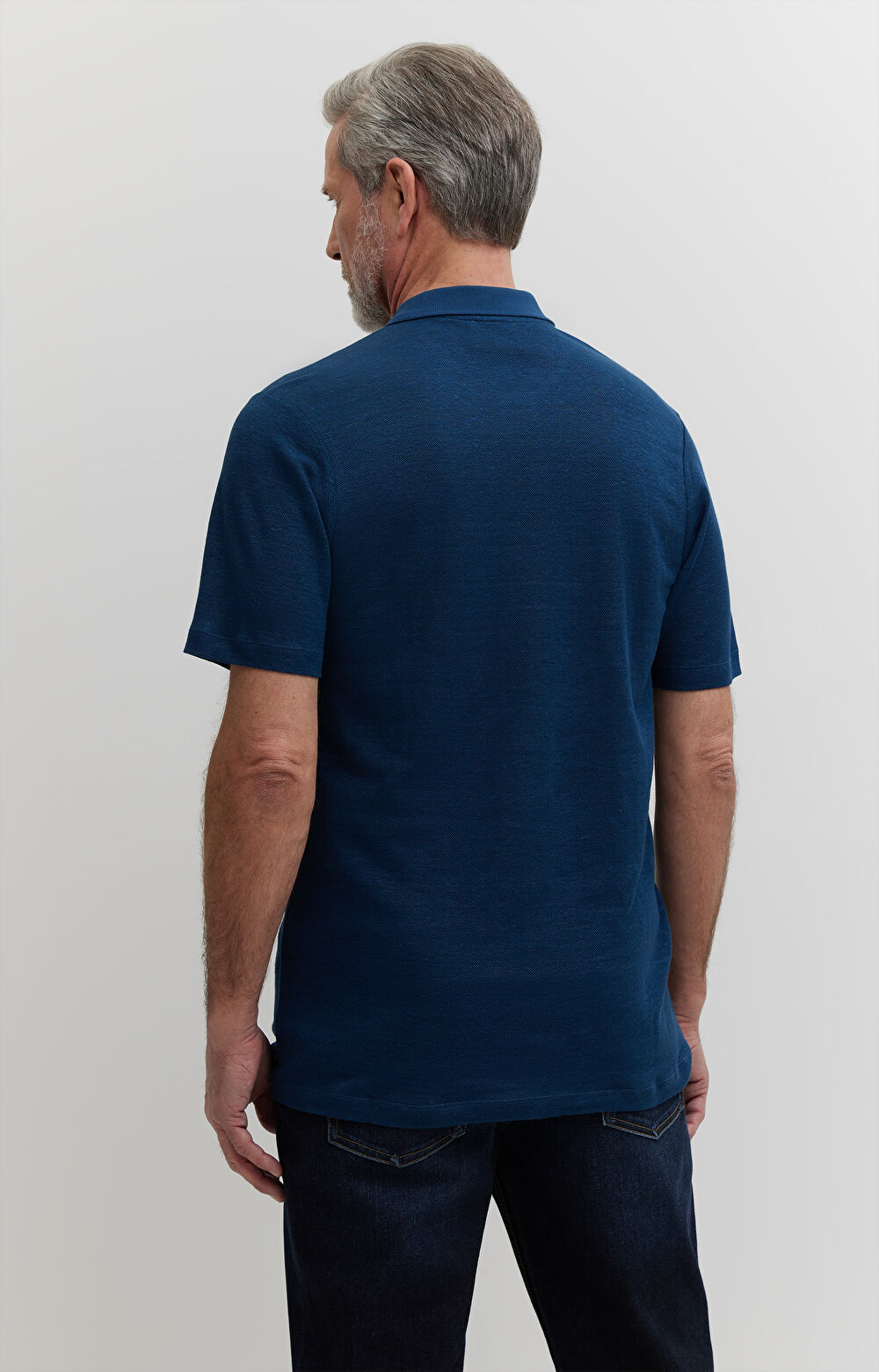 Polo ze strukturalnego lnu - 3