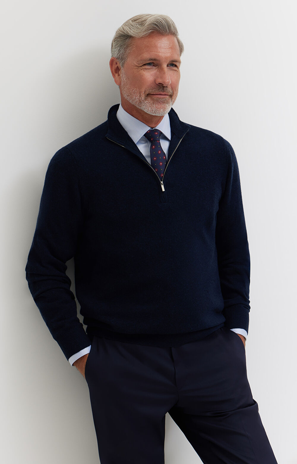 Sweter z golfem