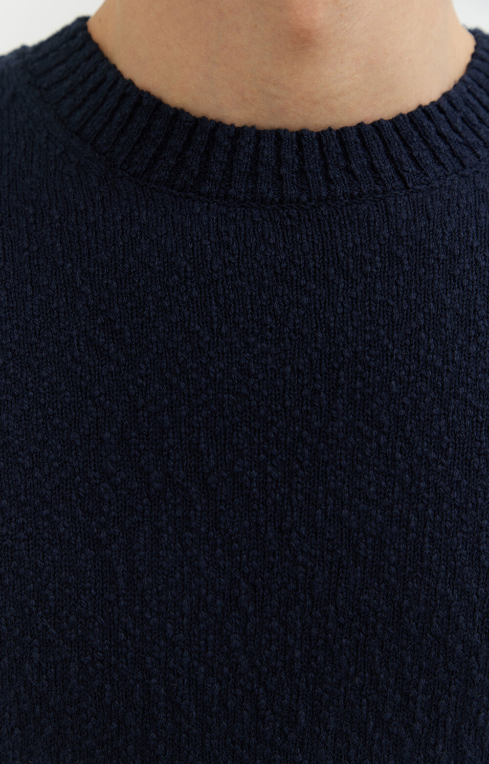 Bawełniany sweter ze strukturą