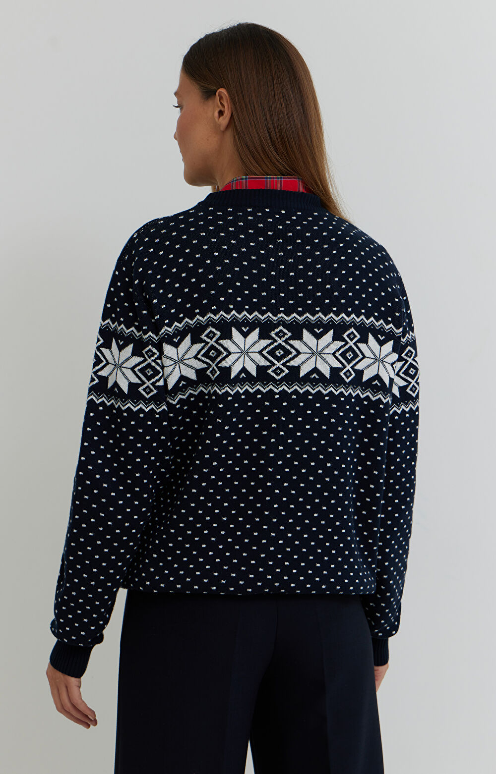 Świąteczny sweter z bawełny - 5