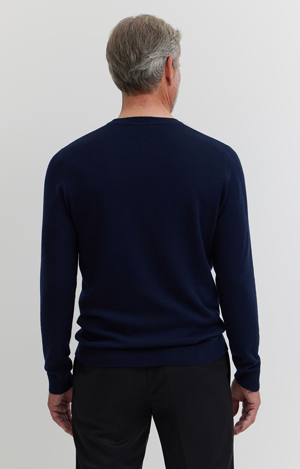 Sweter z dodatkiem wełny merino i kaszmiru - 4