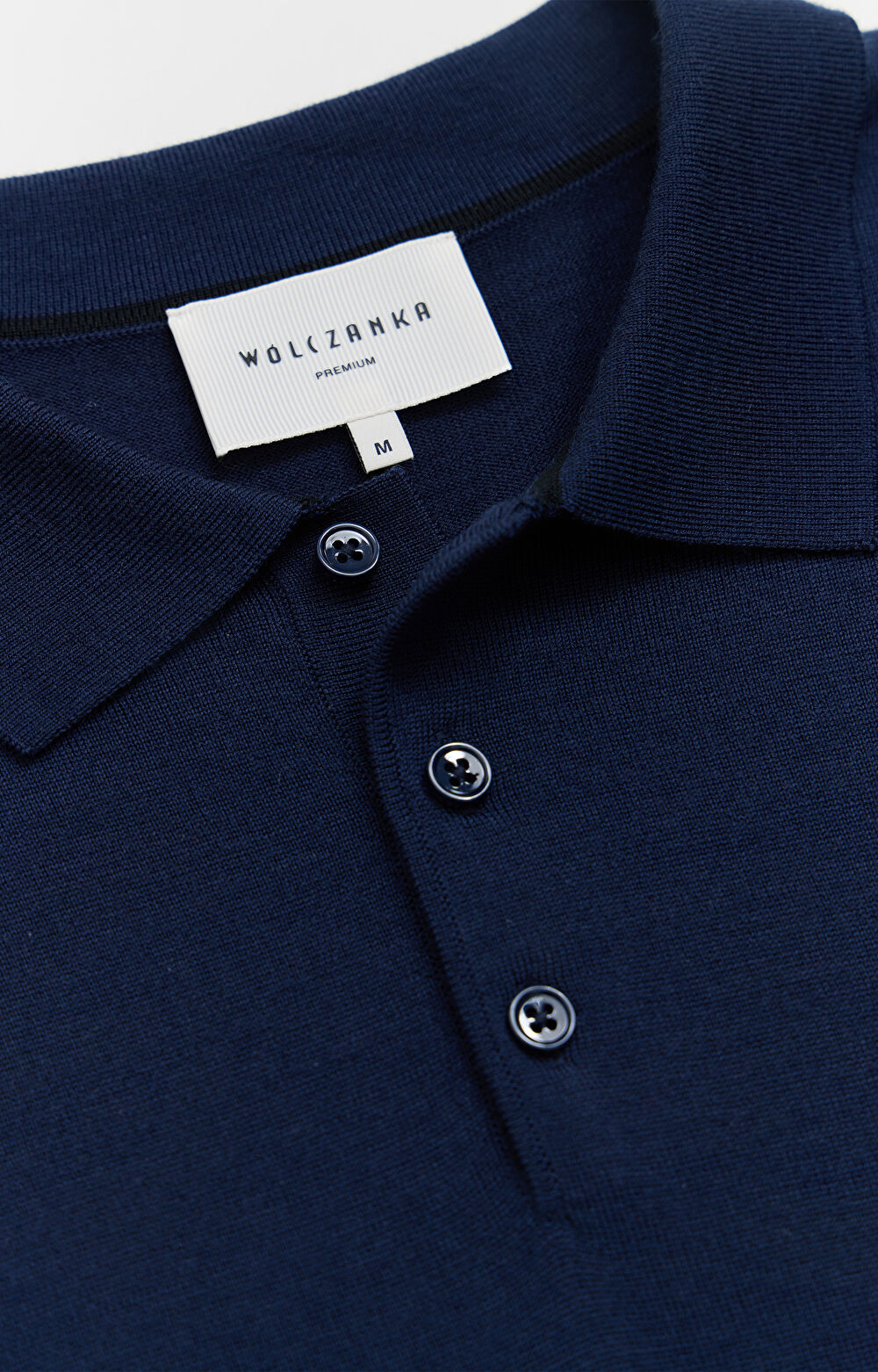 Sweter z kołnierzem polo - 6
