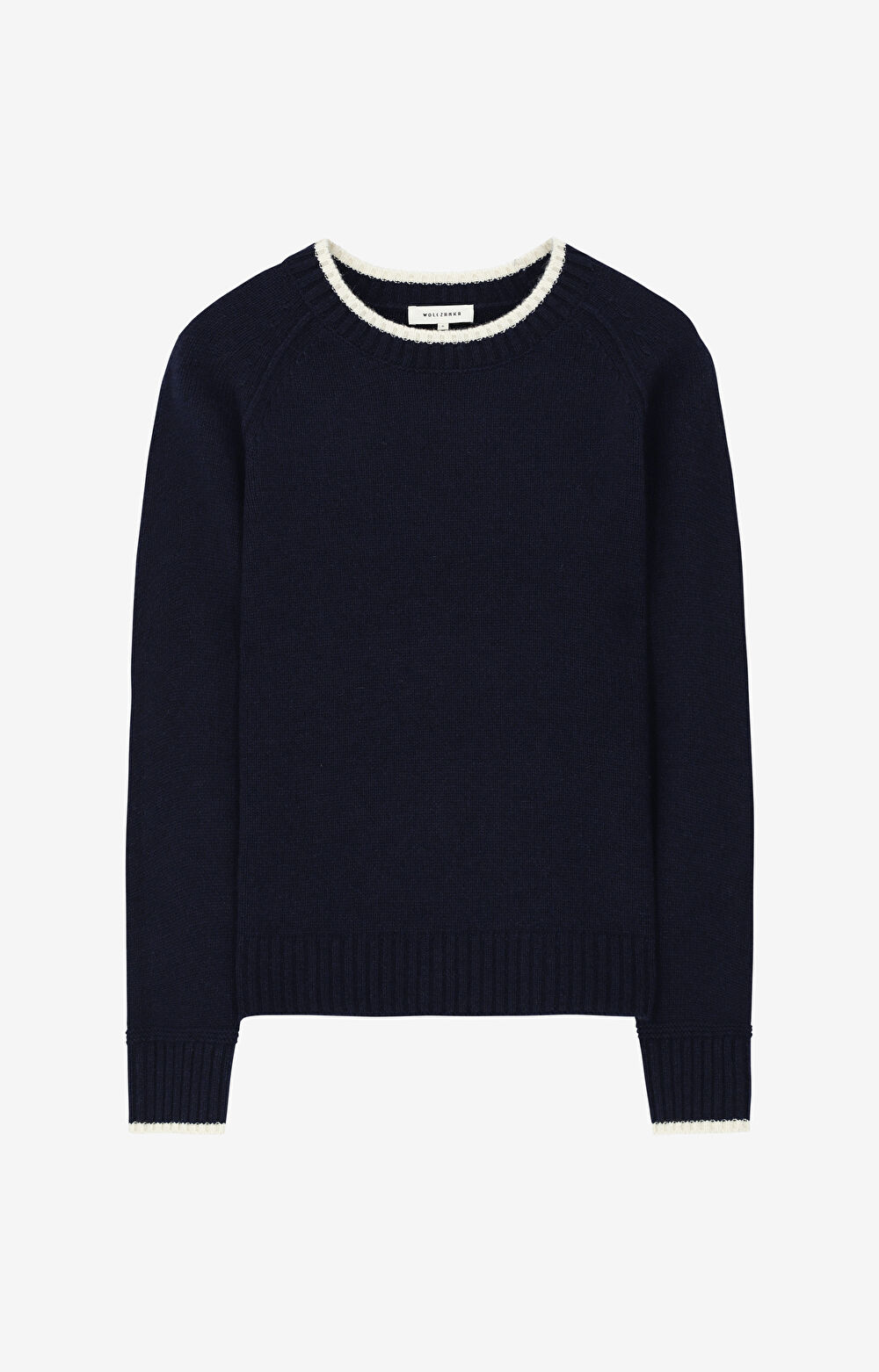 Melanżowy sweter z wełny - 2