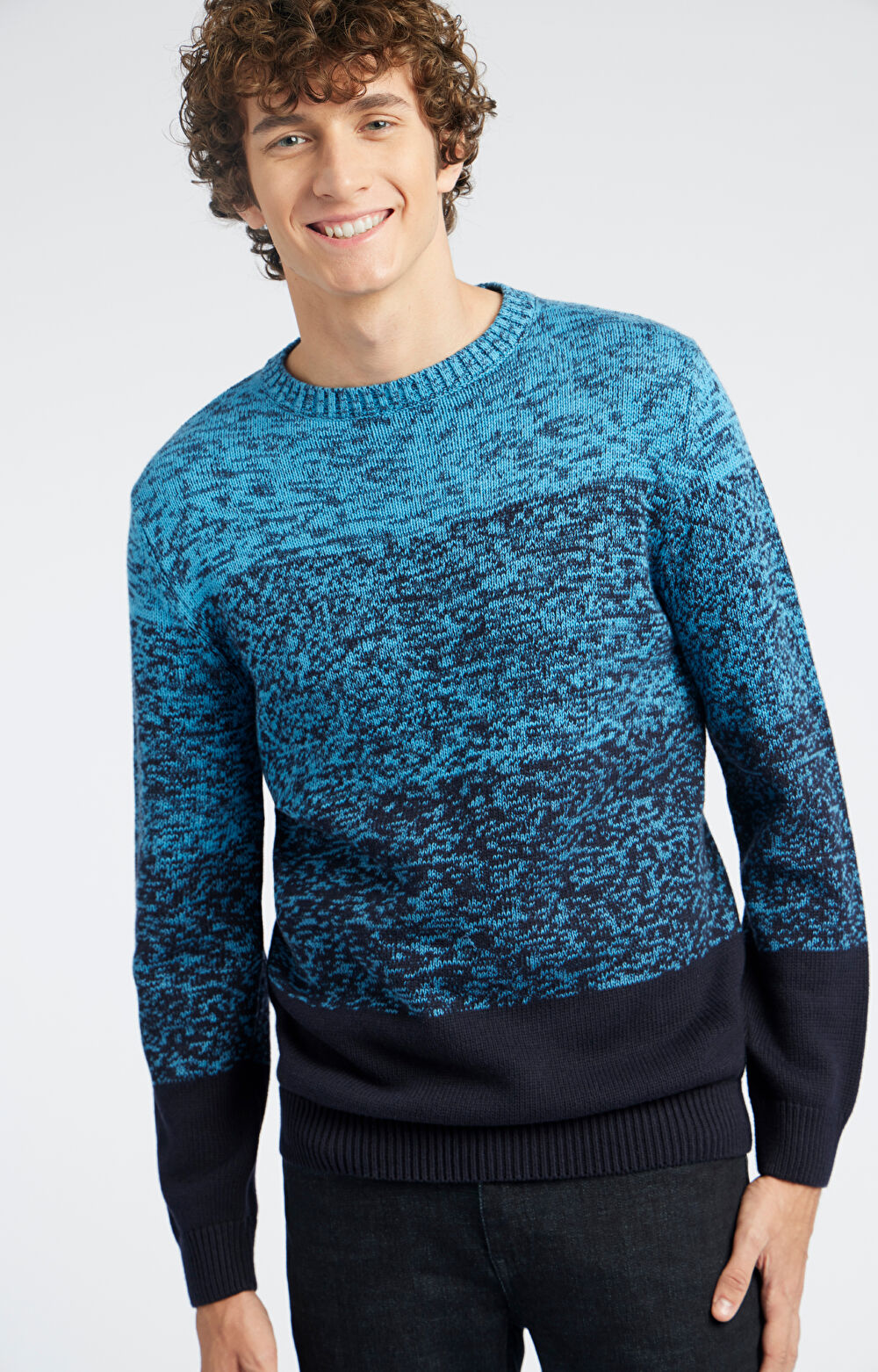 Sweter z dodatkiem wełny - 3