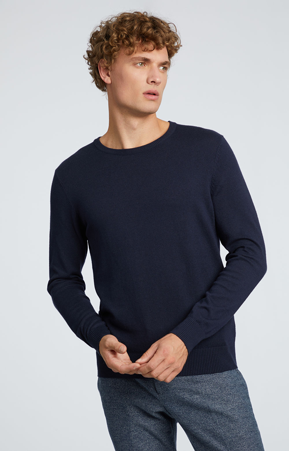 Gładki sweter