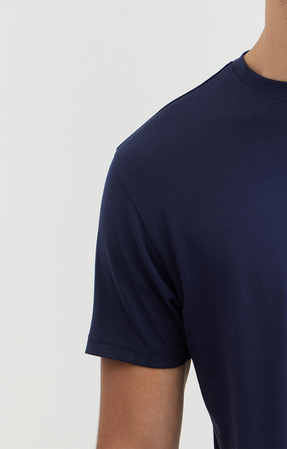 T-shirt z bawełny merceryzowanej - 3