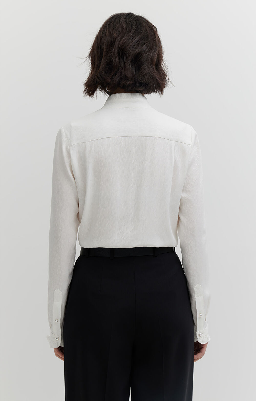 Koszula z wiskozy z fakturą - 4