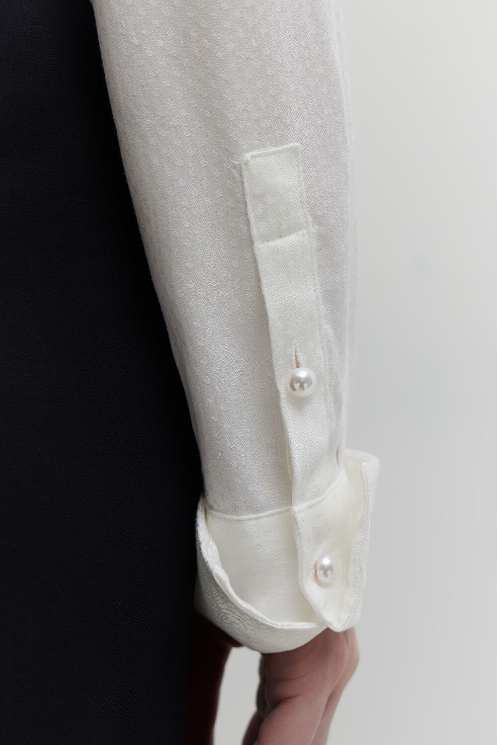 Koszula z wiskozy z wiązaniem - 5