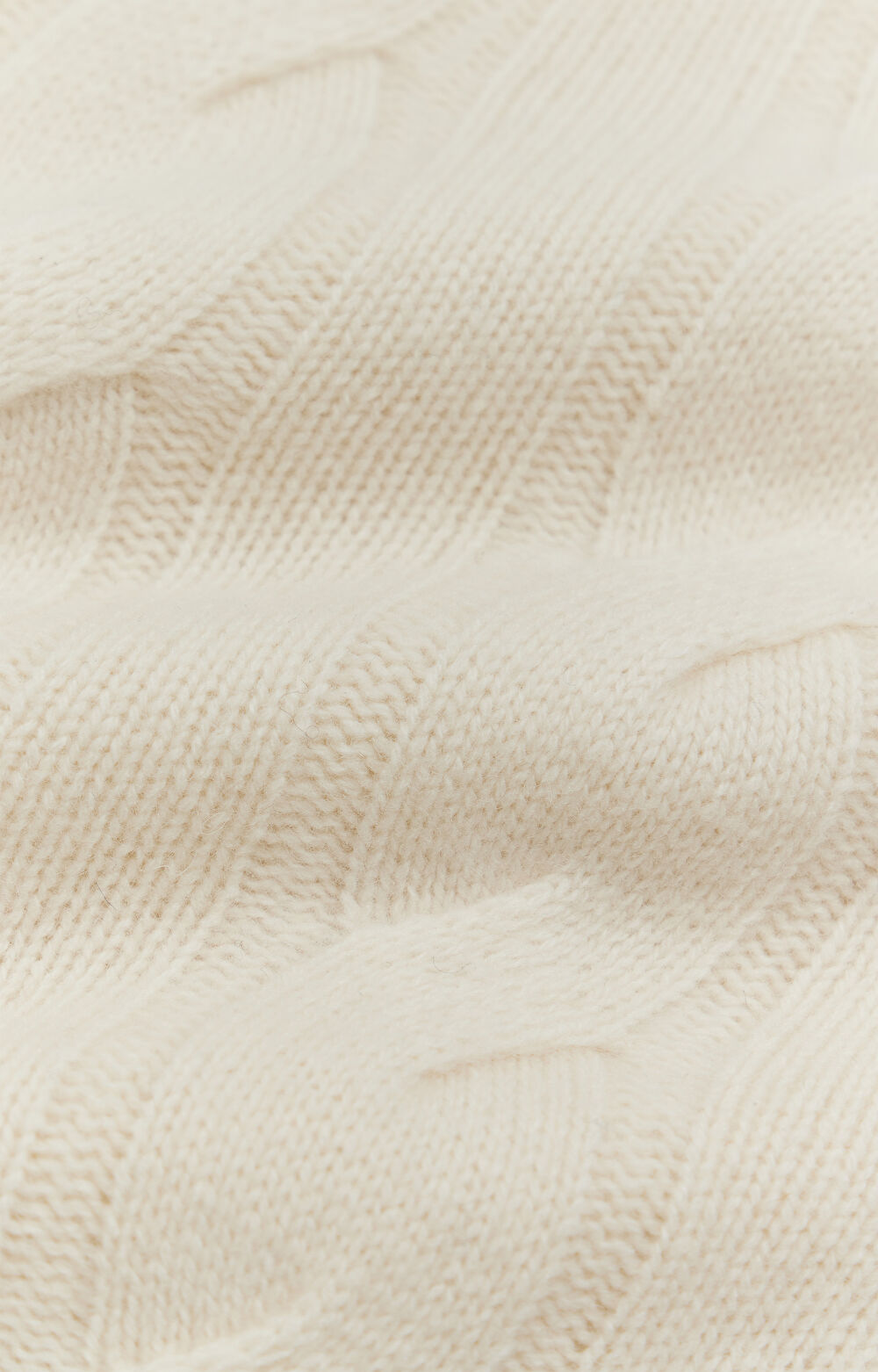 Sweter z wełny merino z warkoczowym splotem - 6