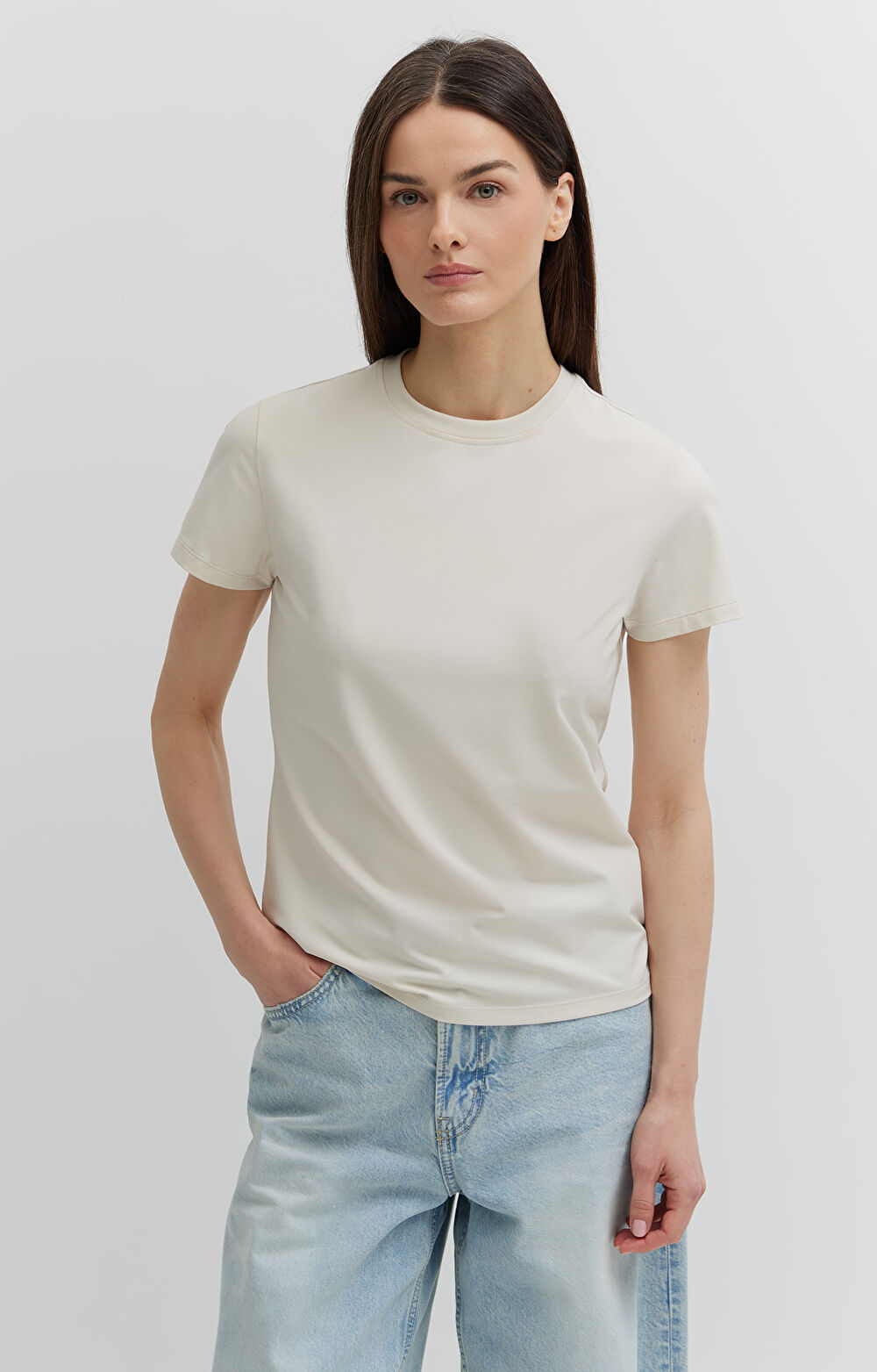 T-shirt z modalem - 3