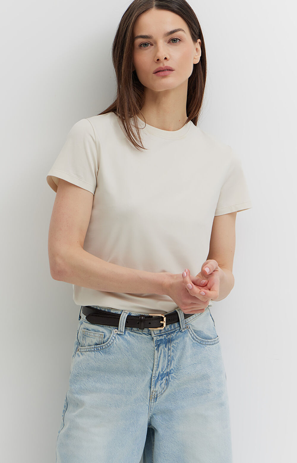 T-shirt z modalem - 5