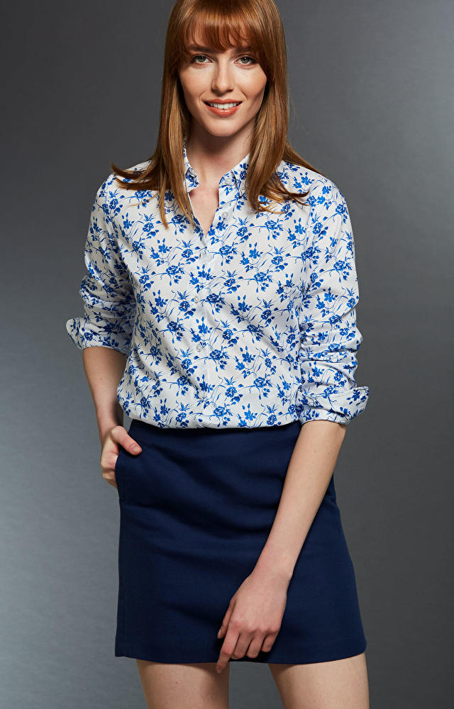 Biała koszula damska - 3