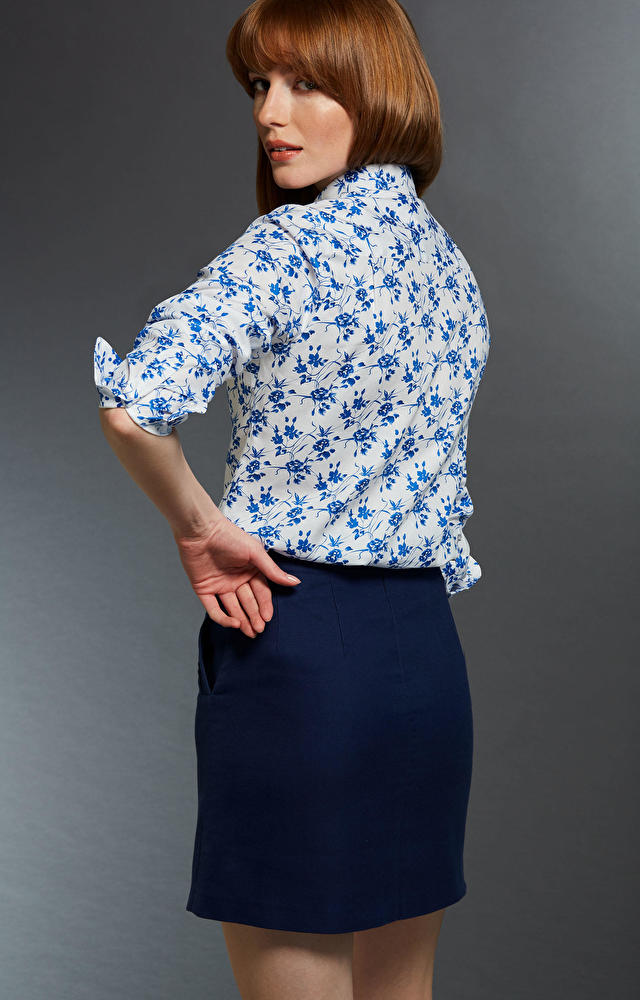 Biała koszula damska - 4