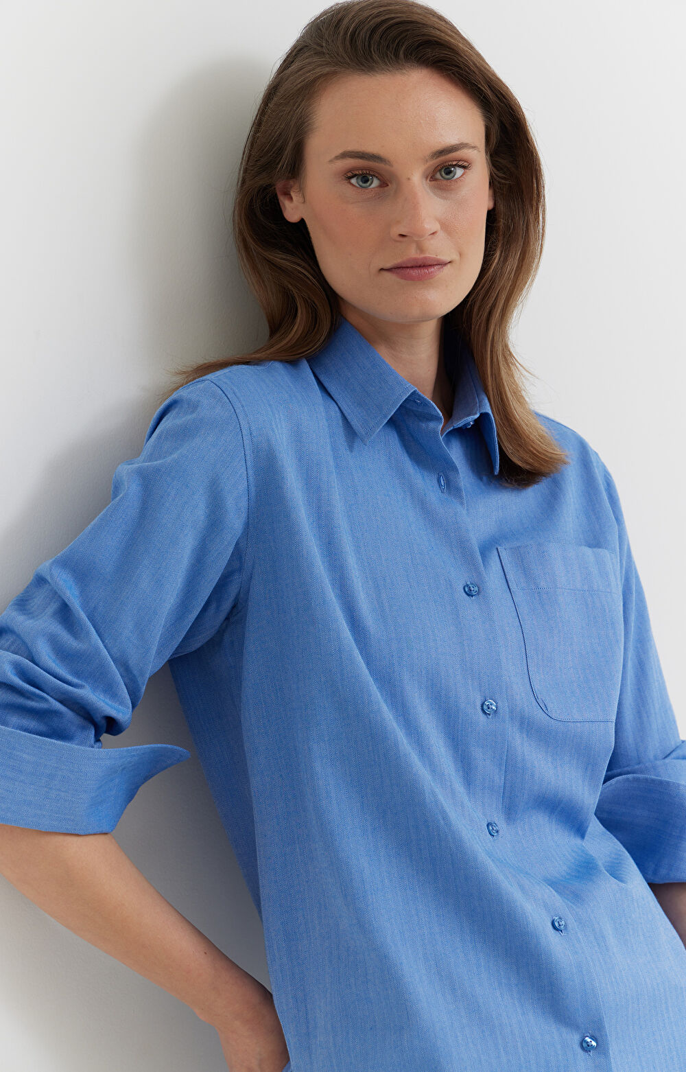 Koszula z dodatkiem wełny