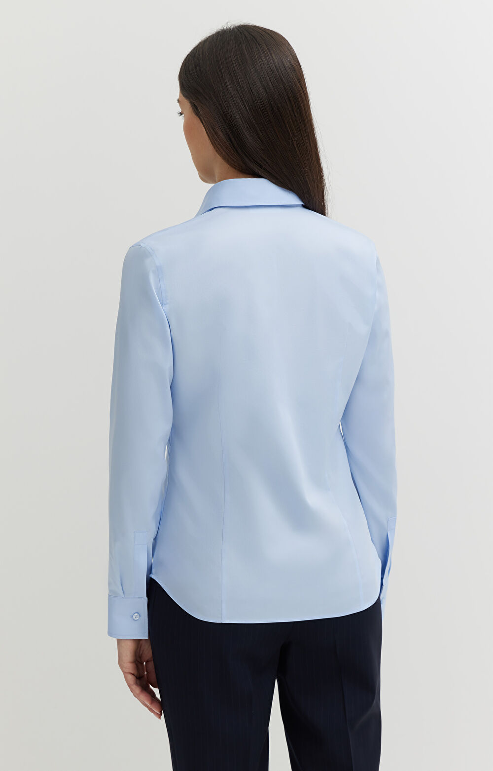 Koszula z satynowej bawełny - 4