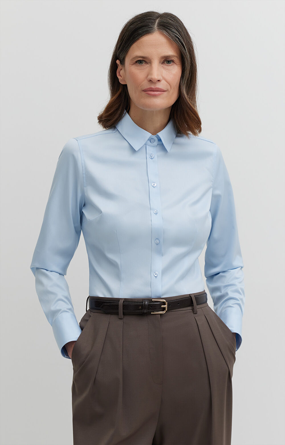 Koszula w diagonalny wzór