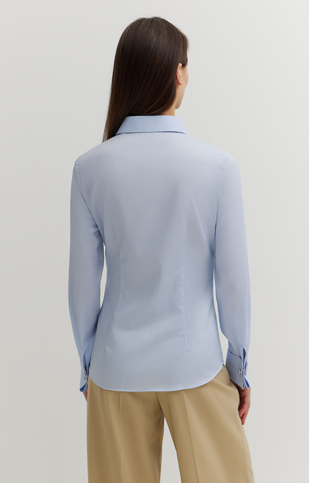 Koszula z mieszanki bawełny z lyocellem - 4