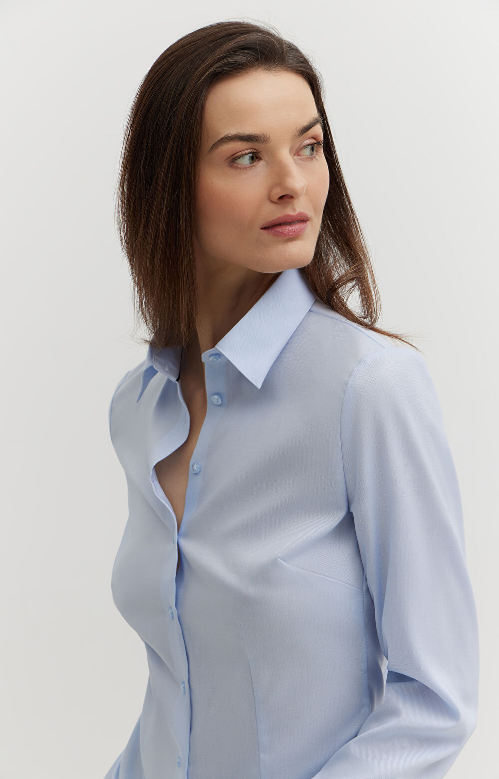 Koszula z mieszanki bawełny z lyocellem - 6