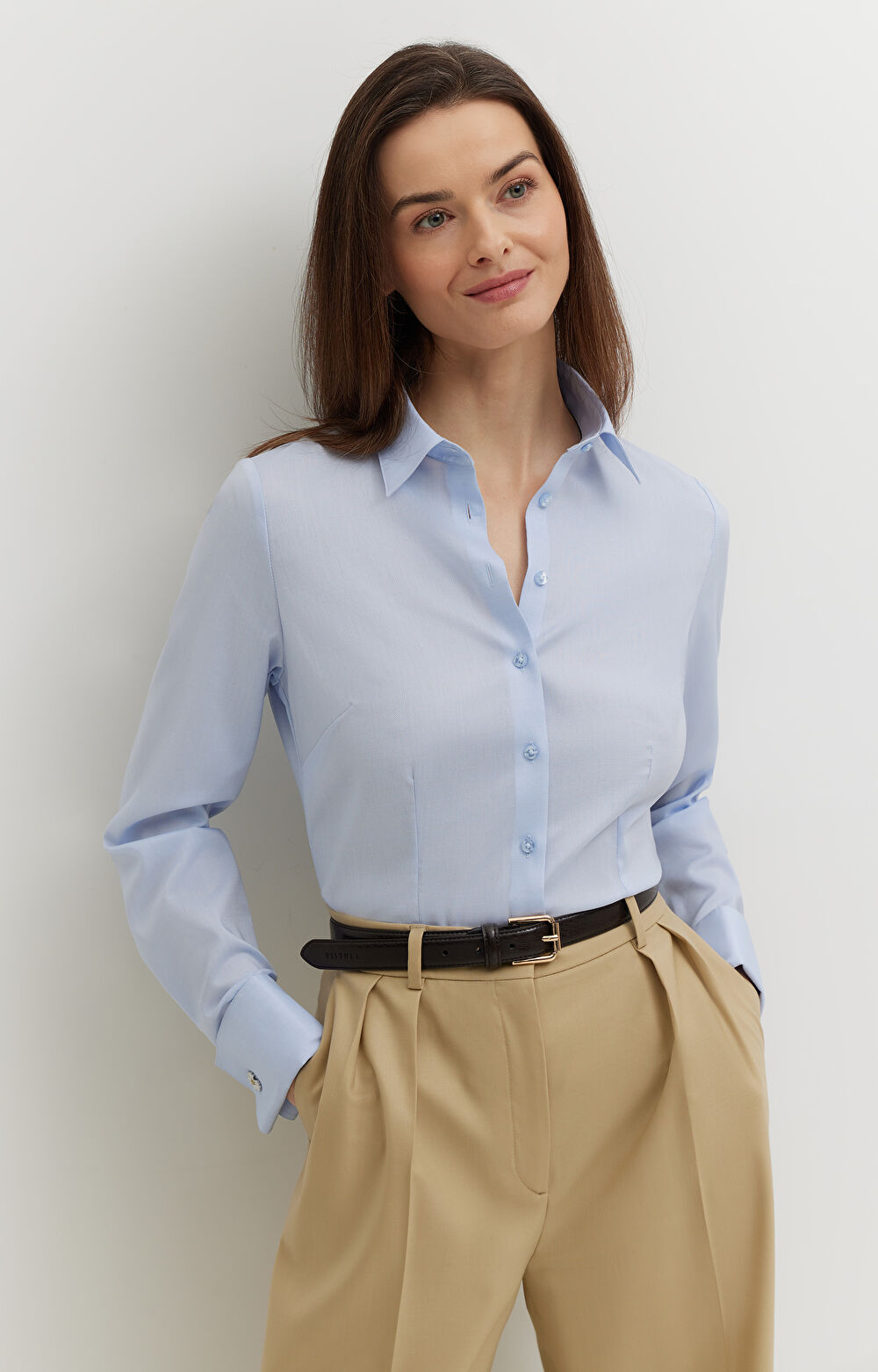 Koszula z mieszanki bawełny z lyocellem