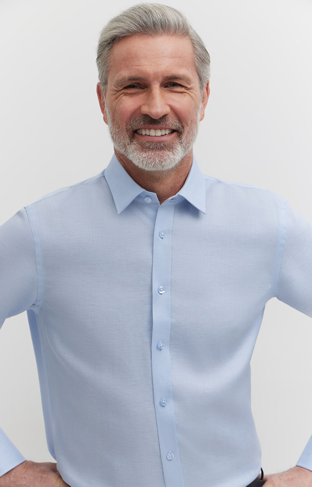 Lniana koszula formalna - 7