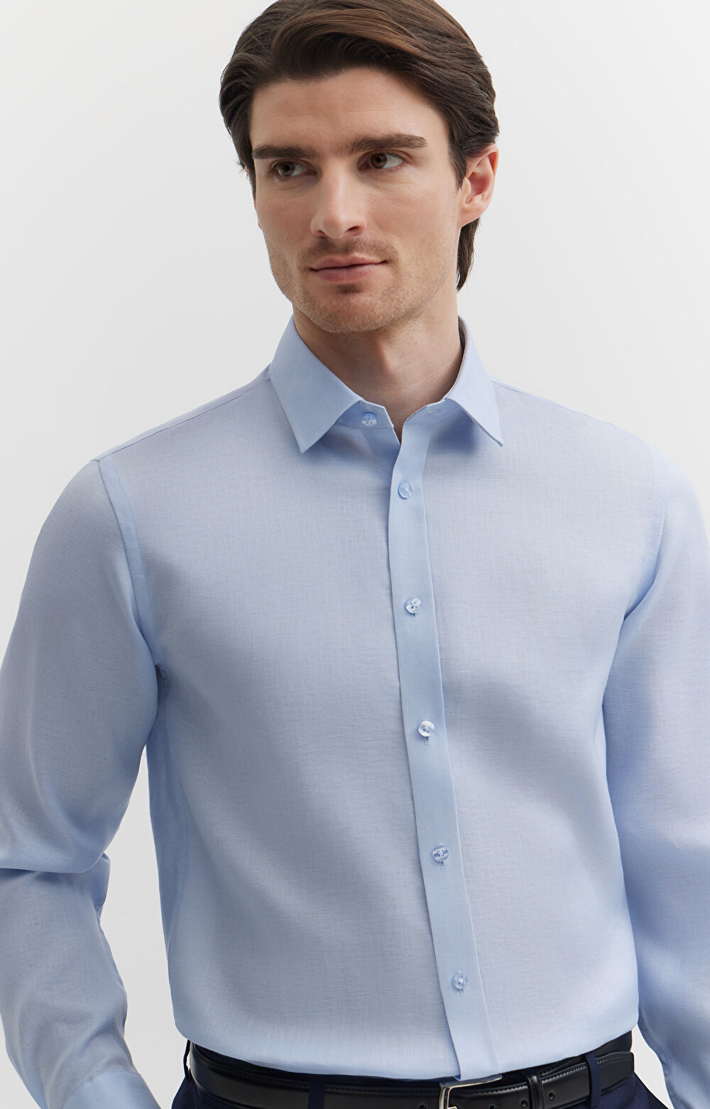 Lniana koszula formalna - 6