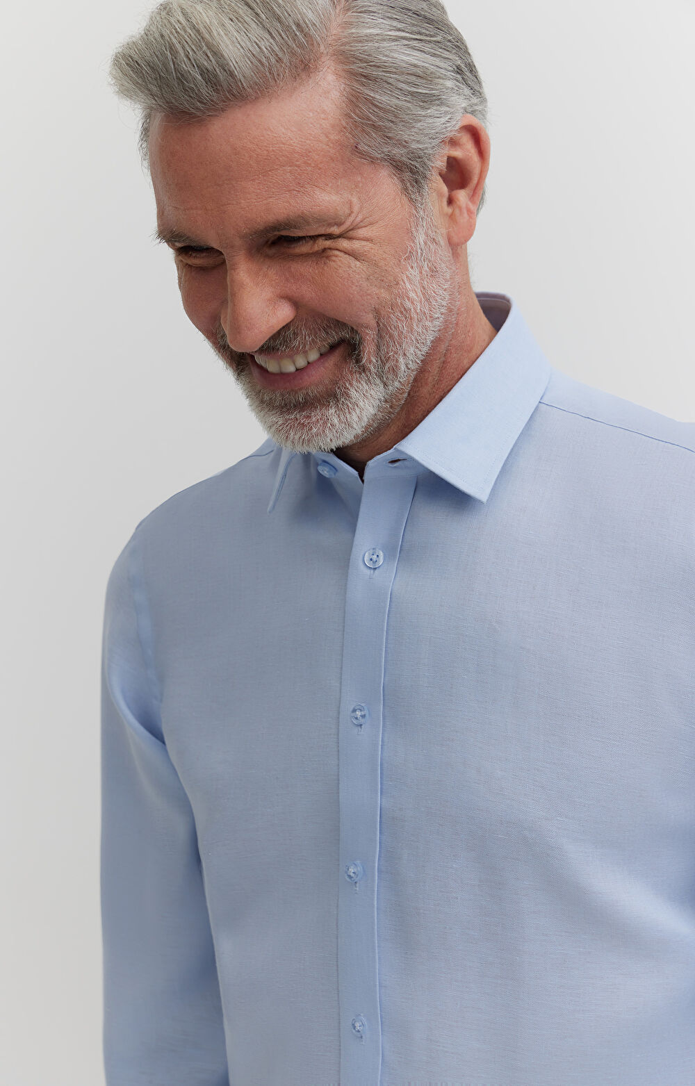 Lniana koszula formalna - 6