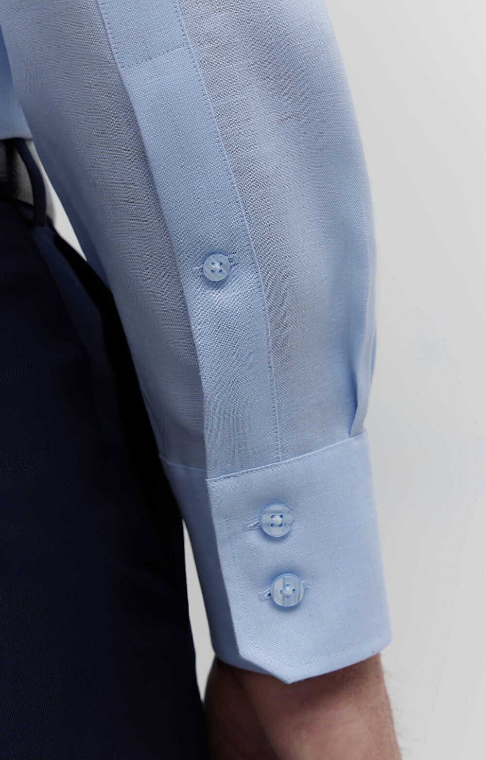 Lniana koszula formalna - 5