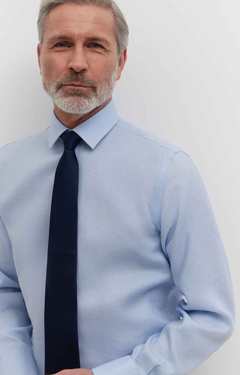 Lniana koszula formalna - 8