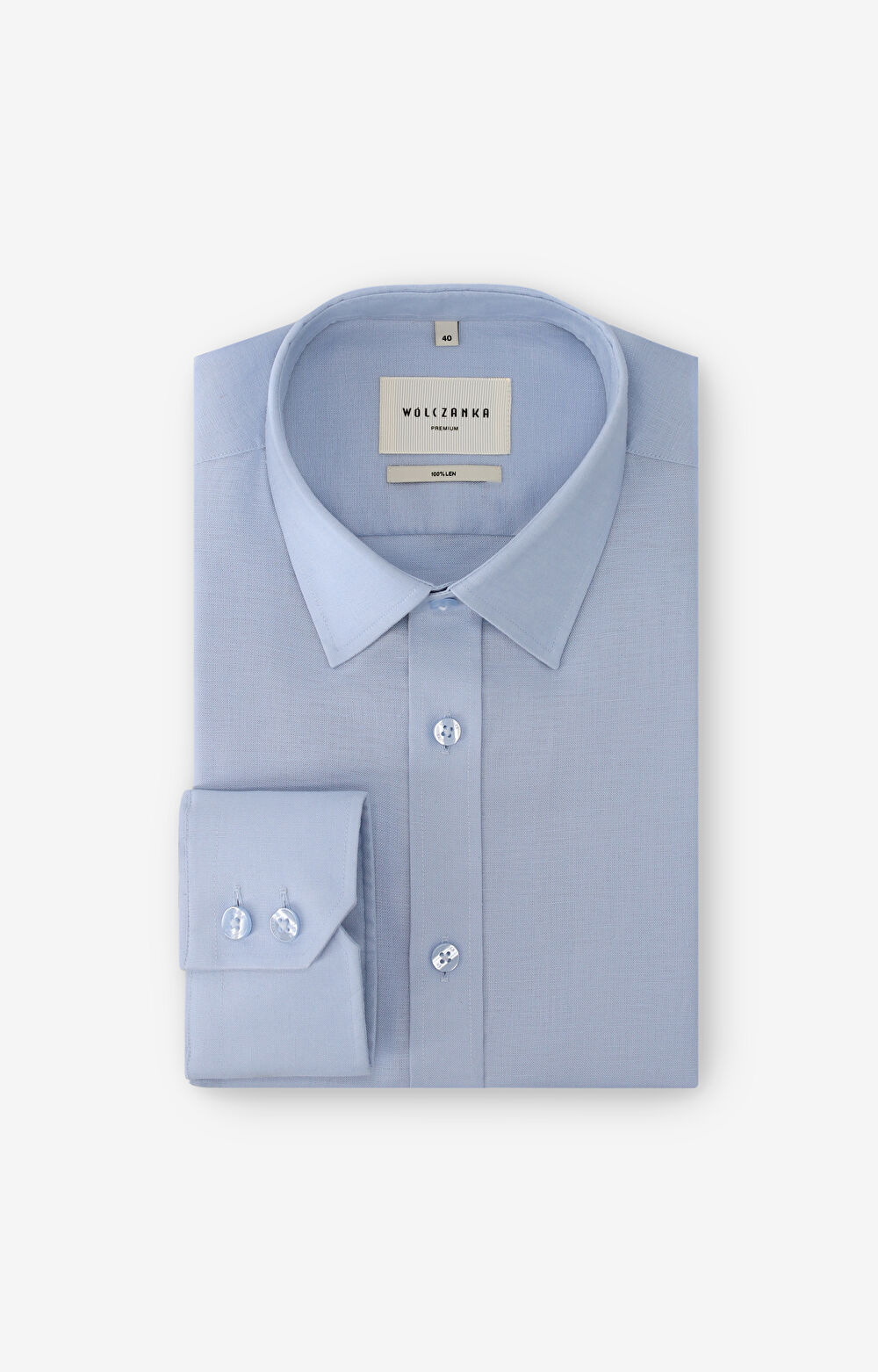 Lniana koszula formalna