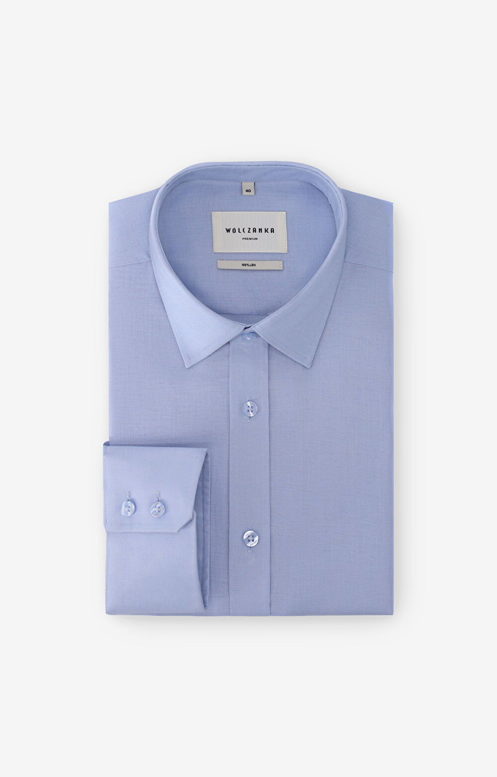 Lniana koszula formalna