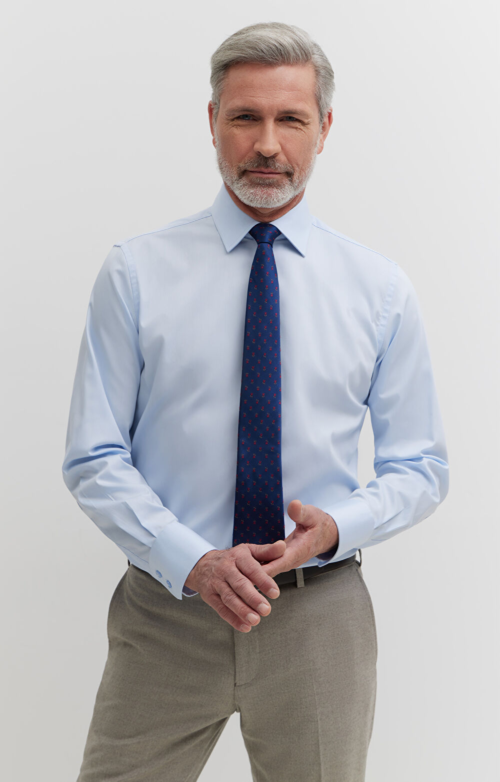 Koszula w diagonalny wzór