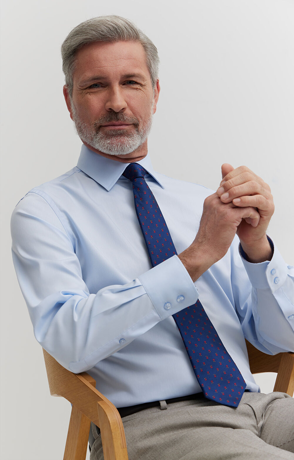 Koszula w diagonalny wzór - 7