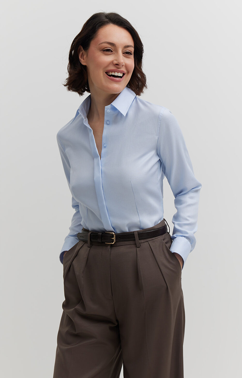 Koszula z diagonalnej bawełny